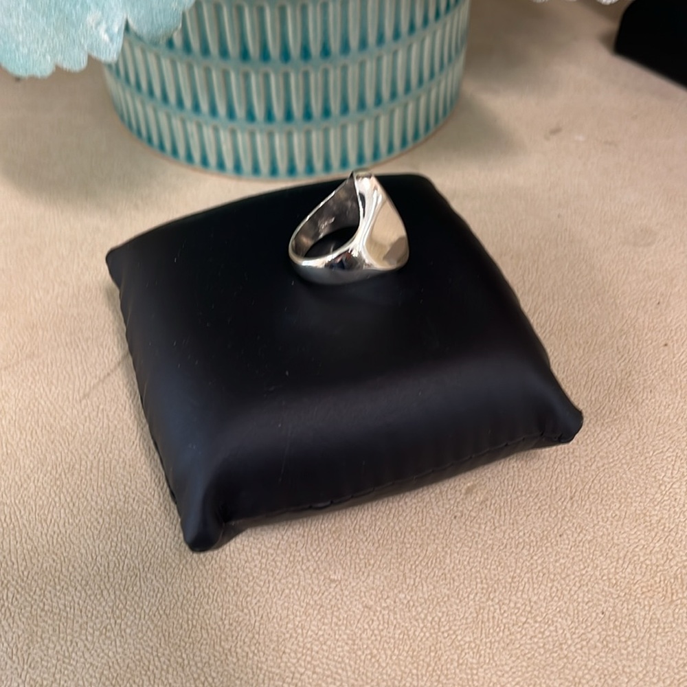 Solid Silver(925) Ring-Modern Style Size 7 - image 3